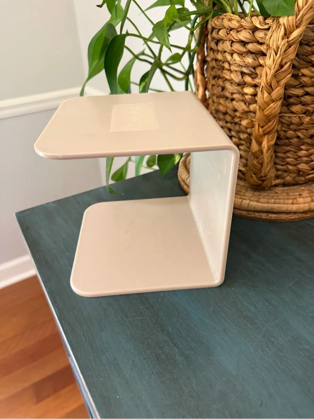 Caraway Kitchen Pantry Organizer Storage cream- colored Caraway rack